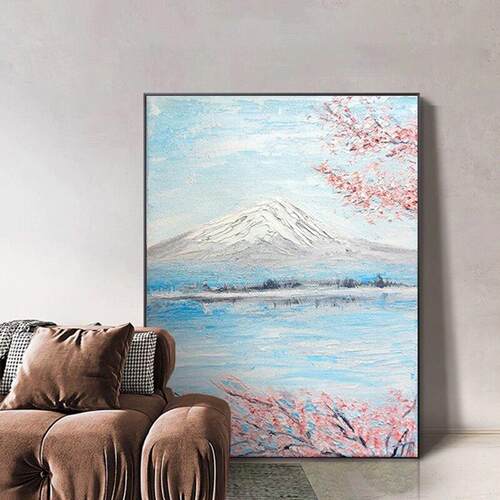 Modern Abstract Handmade Oil Painting 客厅餐厅玄关装饰画挂画