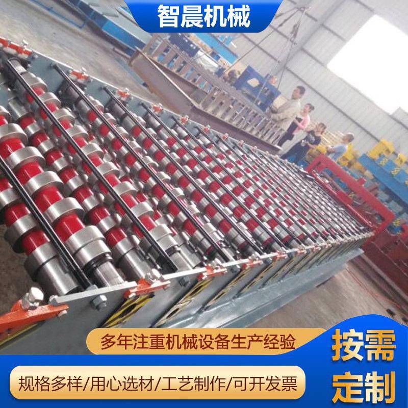 800型卷帘门设备液压冷弯成型机抗风卷帘门片机800型卷帘门压瓦机