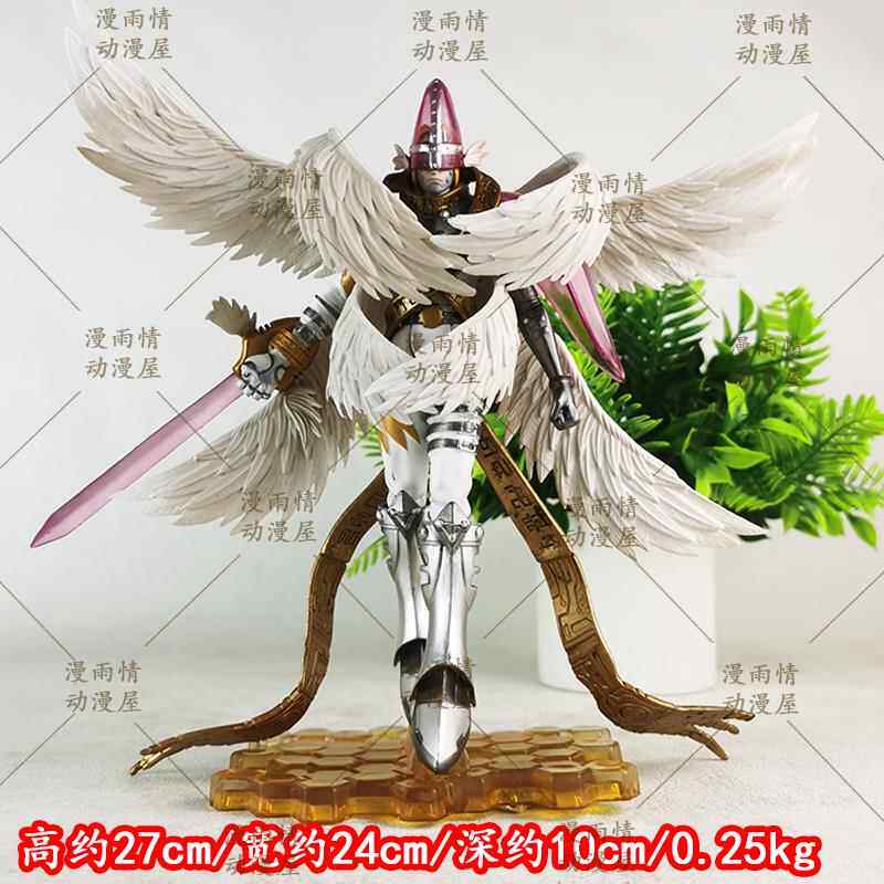 数码宝贝周边雕像暴龙巨浪神圣天使兽GK完全体手办二次元桌面摆件