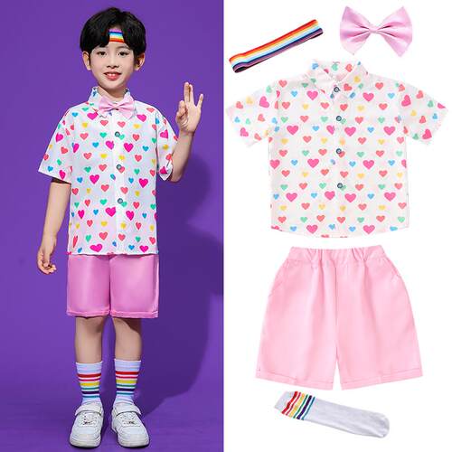 正品装六一儿童演出服小生服合唱啦啦学队运动会幼儿园毕业照表演