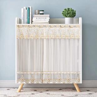 整体橱柜帘子布自粘式厨房家用防尘遮挡帘定制餐柜鞋柜书柜隔断门