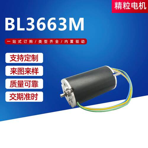 BL3663M直流碳刷空心杯电机舵机切肉机马达电机24V直流减速电机