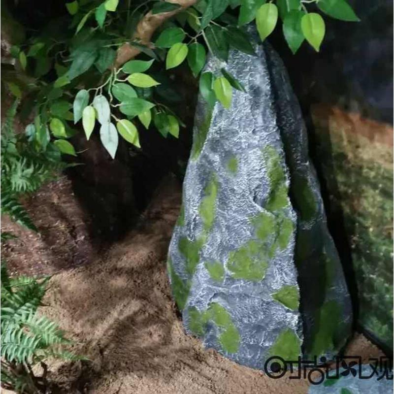 玻璃钢仿真青苔人造石枯山园林景观拍摄道具装饰摆件泡沫假山组合