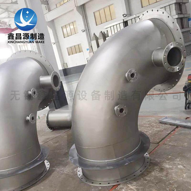 不锈钢烟囱管道254SMO大口径船舶管道船用排烟管道弯头风管加工