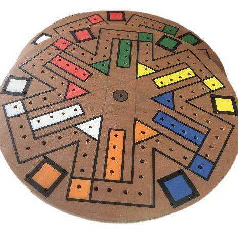 FastTrackGame快车道棋盘飞行棋木质派对聚会游戏道具木艺