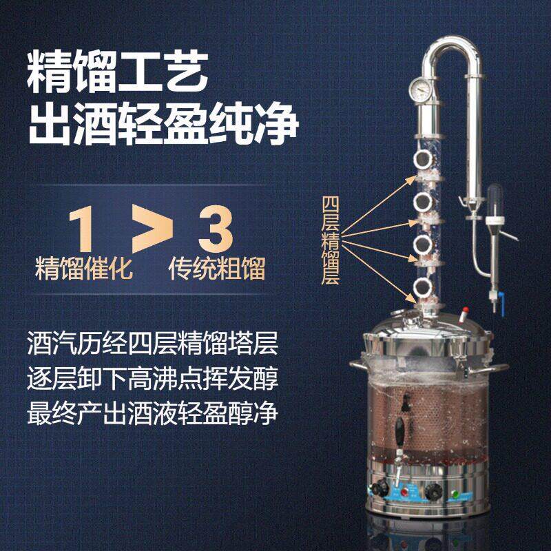 葫芦蒸馏酿酿酒设型备ST酿酒机小家用酒机馏器蒸白酒机蒸酒器酿酒