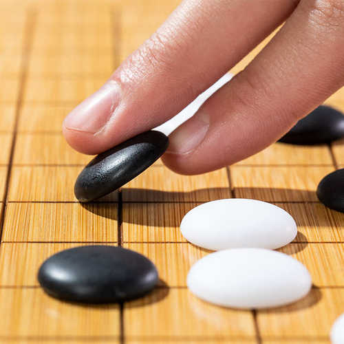 围棋儿童初学套装大人玉石五子棋子学生围棋比赛折叠棋盘