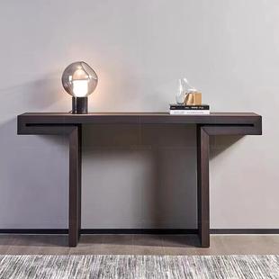 新中式实木供桌条案玄关台入户靠墙玄关柜正对门走廊尽头玄关桌子