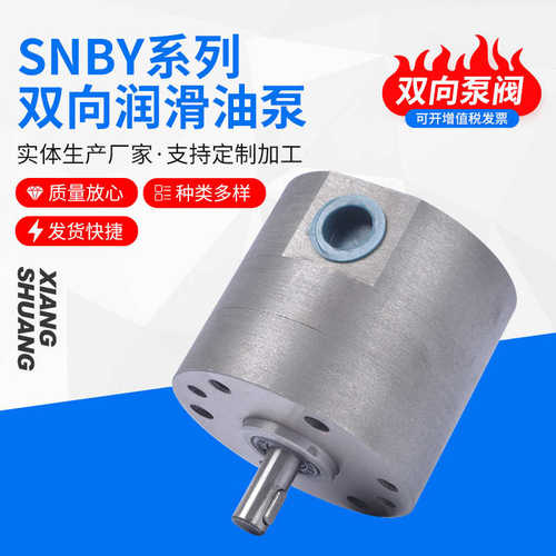 SNBY5/1.6双向润滑油泵 防爆型齿轮油泵装置 8/1.6减速机润滑泵
