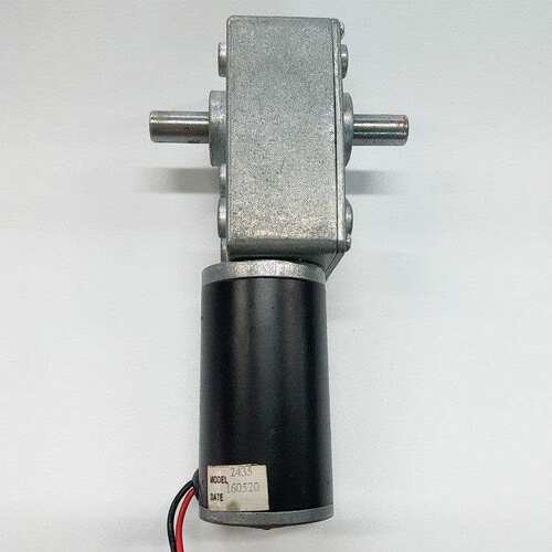 634JSX-31zy蜗轮蜗杆直流电机减速双出轴12v24v大力矩15w双杆双轴