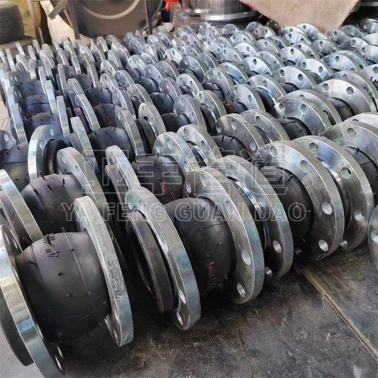 可曲挠橡胶软接头国标软连接法兰膨胀节管道水泵避震喉耐腐蚀震