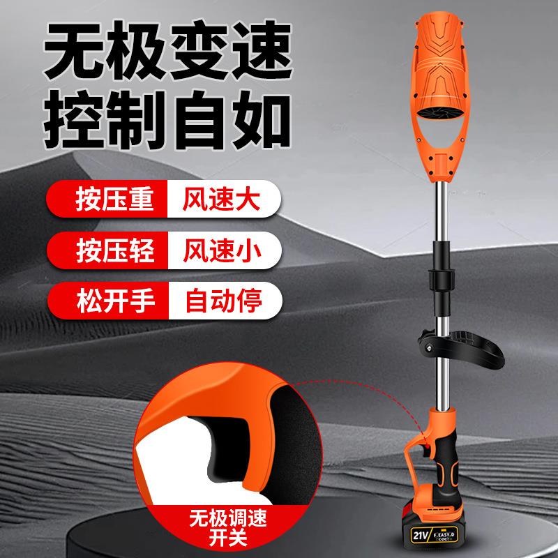 大功率锂电吹风机可折叠手持无线吹叶机园林户外除尘吹落叶鼓风机