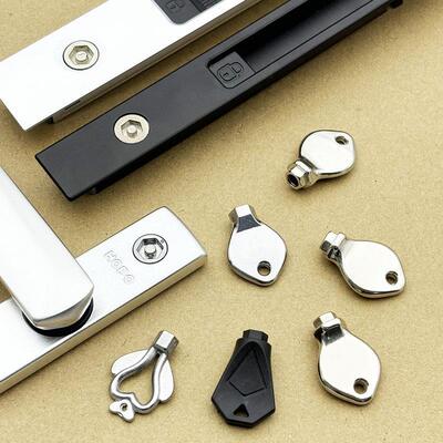 断桥窗锁钥匙拉门窗锁开 关BOGO自动锁HOPO把手六边形六角开 锁钥