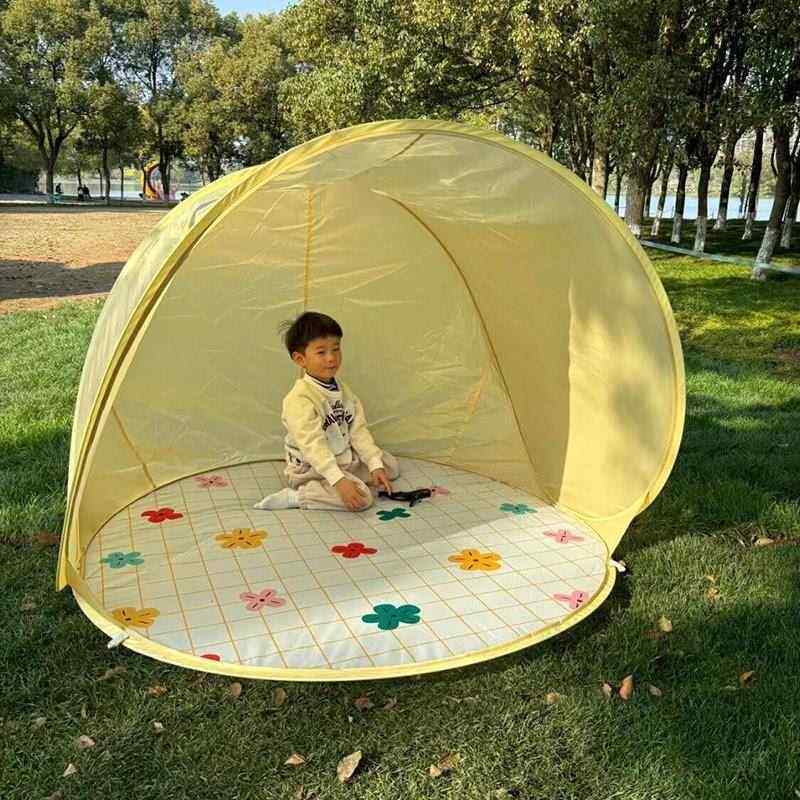 韩版儿童速开户外露营帐篷防晒防水便携式折叠大空间野炊装备新款