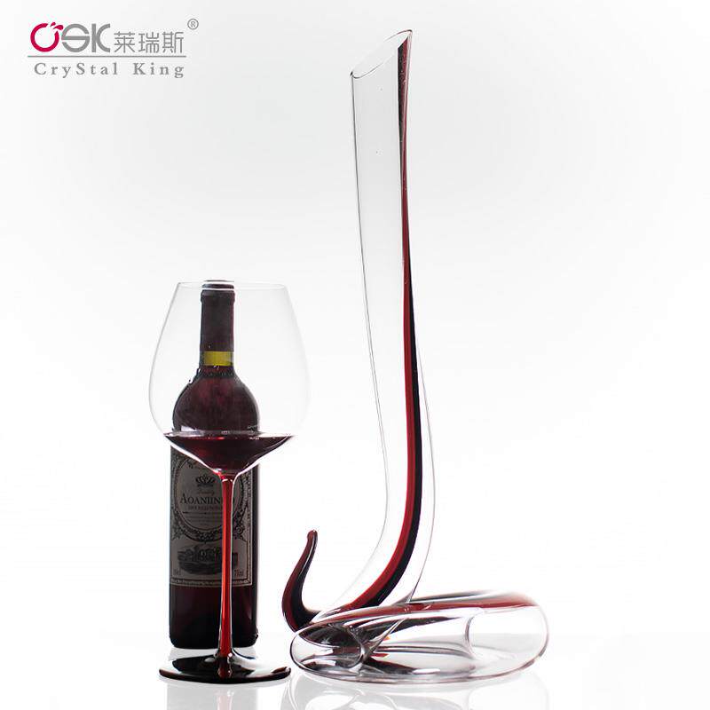 高档醒酒器红酒手工红家用水晶玻璃分器酒色蛇型异形创葡萄酒意醒