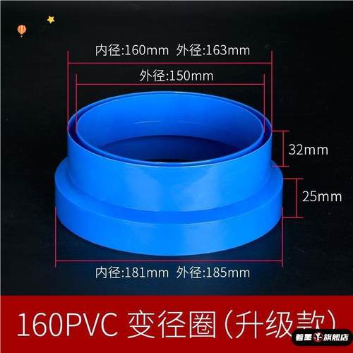 抽油烟机排烟管变径大小转换接头塑料变径止