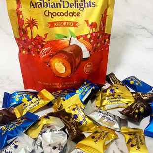 Arabian Delights迪拜巧克力椰枣坚果夹心阿拉伯零食伴手礼物特产