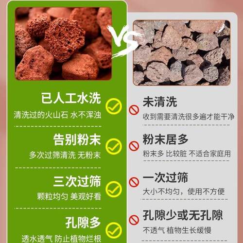 污水处理红色山石山石栽培基质