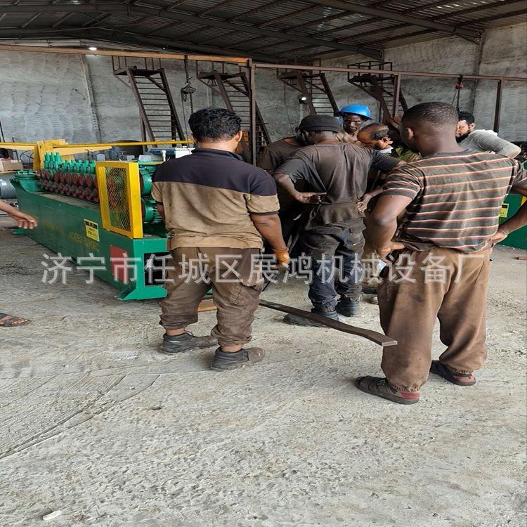 济宁展鸿多轮调直切断机14型钢筋调直切断机高速调直机