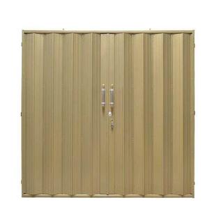 佛山和谐封板拉闸门伸缩门折叠门商铺仓库推拉庭院铁艺大门防盗门