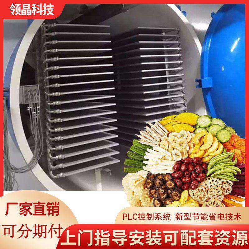广东晶华真空冷冻干燥机草莓果蔬宠物食品医中草大型商用
