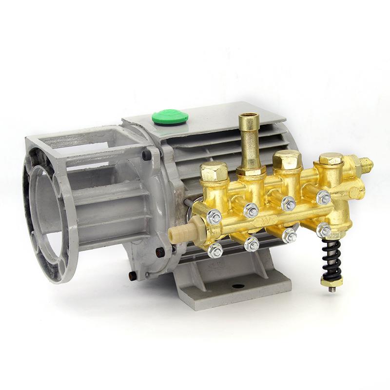 黑2泵20v高压清洗机铜38猫0型388洗车机洗车维修配件泵380铜泵头