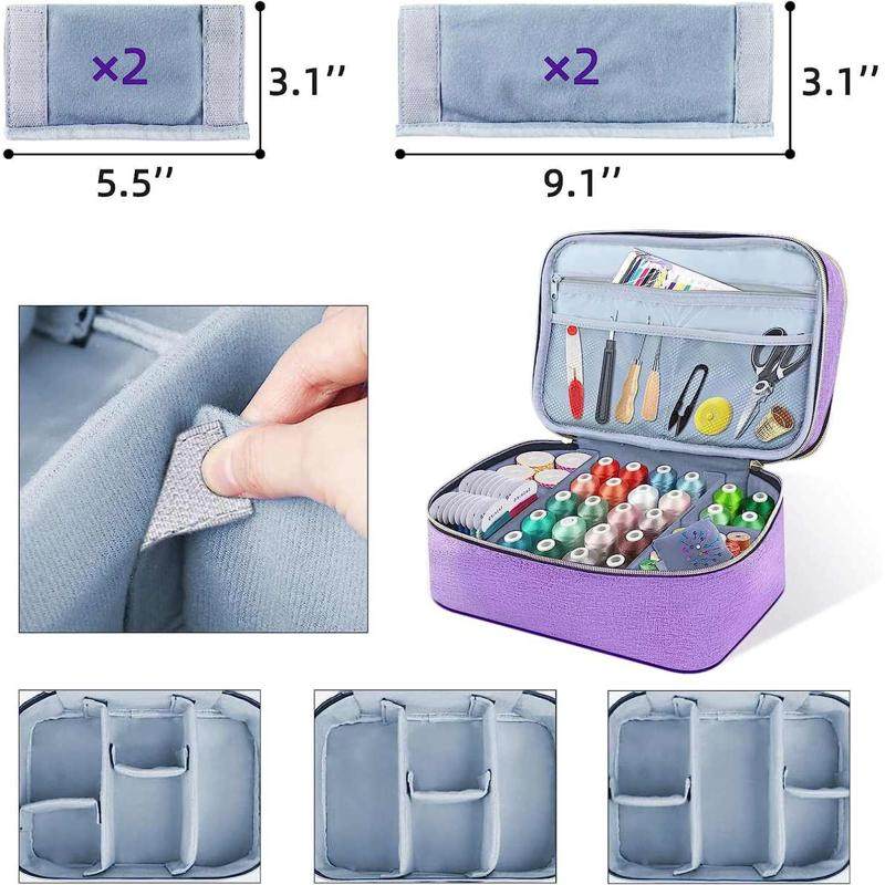 新品缝纫用品收纳袋双层缝纫盒收纳配件收纳袋女士用缝纫篮,生活电器,缝纫机/缝绣一体机,淘宝优惠券,粉丝福利购,淘宝优惠卷