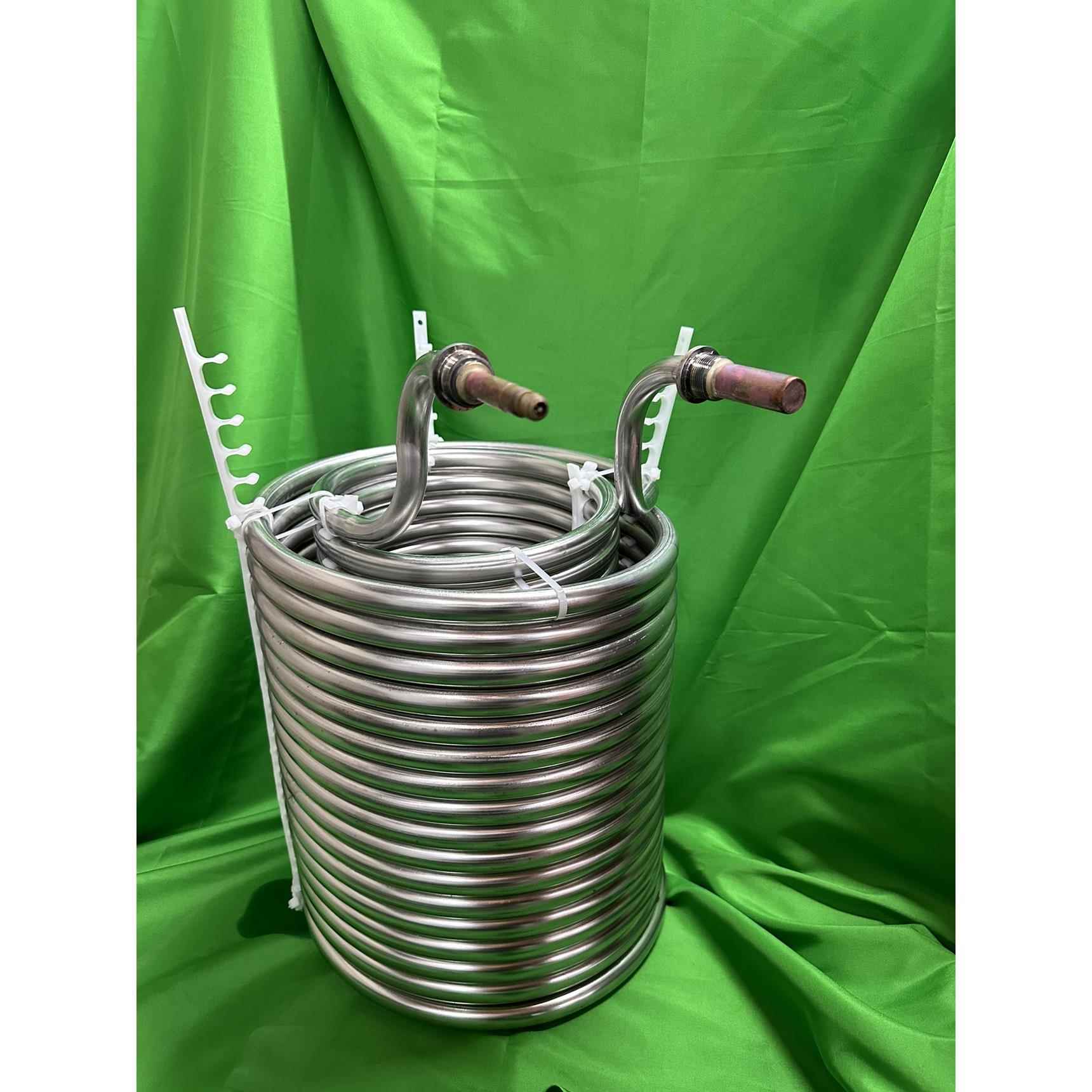 工业冷水机1-20HP 厂家专用304不锈钢制冷盘管蒸发器换热冷却器