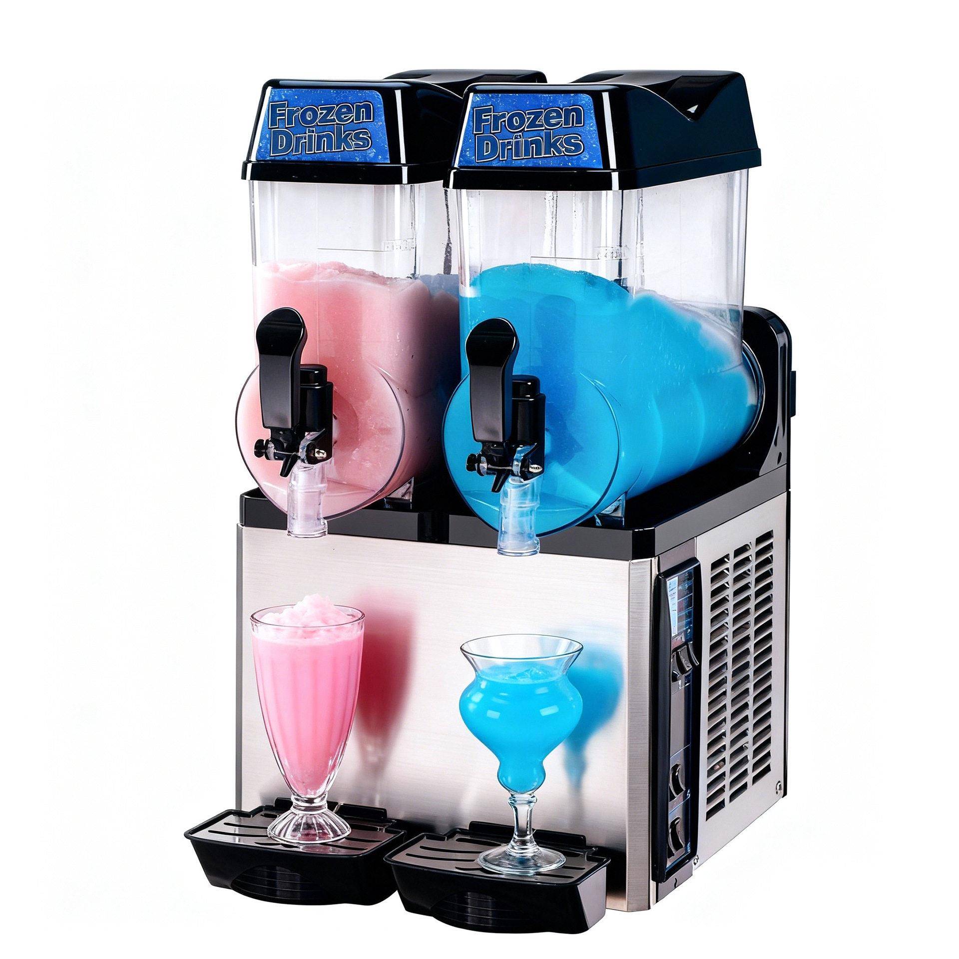 12L 雪泥机冰沙机SLUSH MACHINE 雪融机商用雪葩机 跨境电商出口