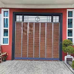 遮堂屋蝇门磁吸帘防NJA虫竹帘遮厅阳门帘挡客竹门帘隔热遮阳帘分