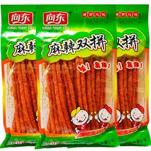 向东辣条麻辣双胞儿时怀旧素牛筋辣条大面筋零食小吃湖南特产