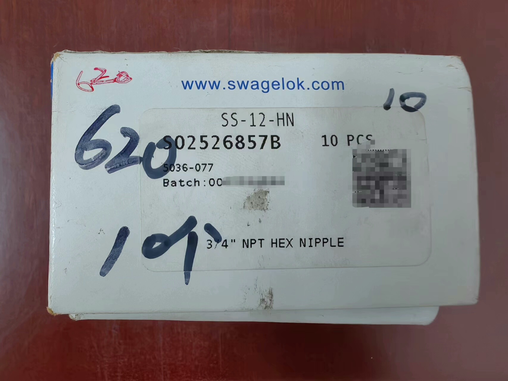 Swagelok  SS-12-HN  全新原装正品，单价：