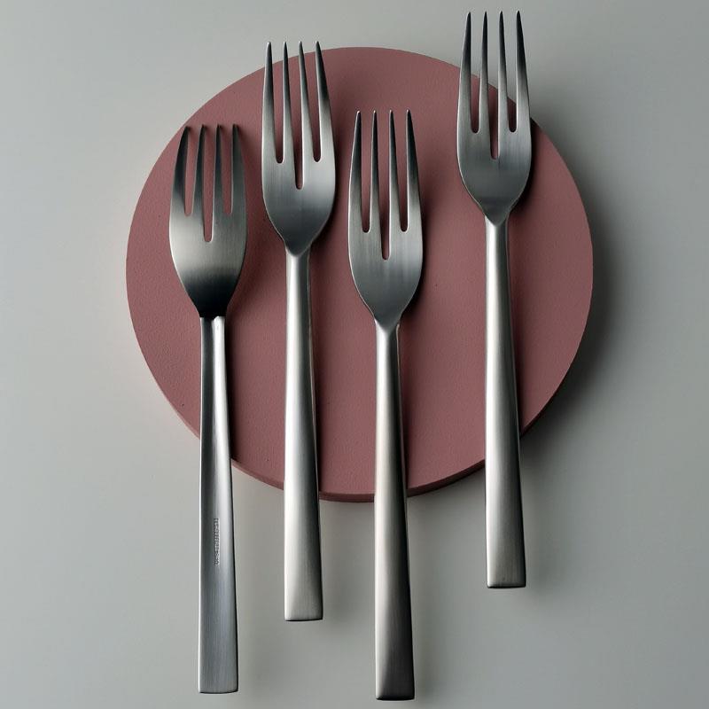 PURFI PERLI 斯堪的纳维亚风 18-10不锈钢餐叉牛排叉西餐意面叉子