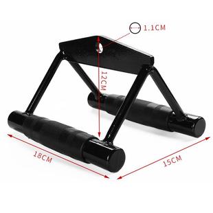 正品 划船飞鸟V型高位 下龙门架配大全健身器材杆拉件背绳索握把画