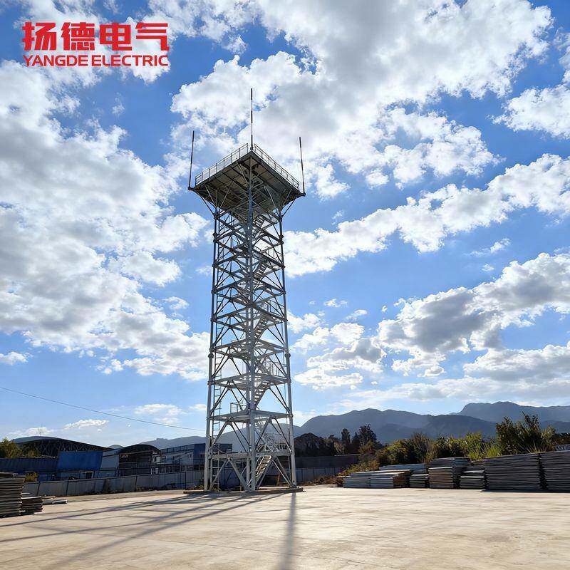 厂家供应草原监控塔景区瞭望塔观光观测监控塔环境监控平台雷达塔