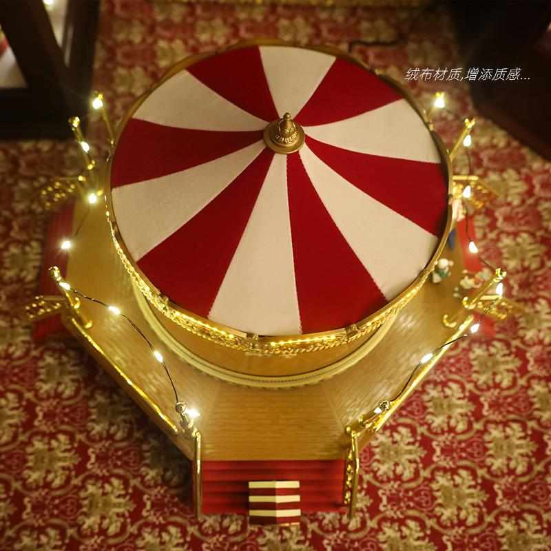 23新美国圣诞先生Mr.Christmas旋转木马音乐盒送女生闺蜜生日礼物