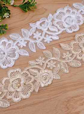 窗帘花边水溶边树叶边沙发配饰辅料装饰边宽边窗帘侧边装饰M-239