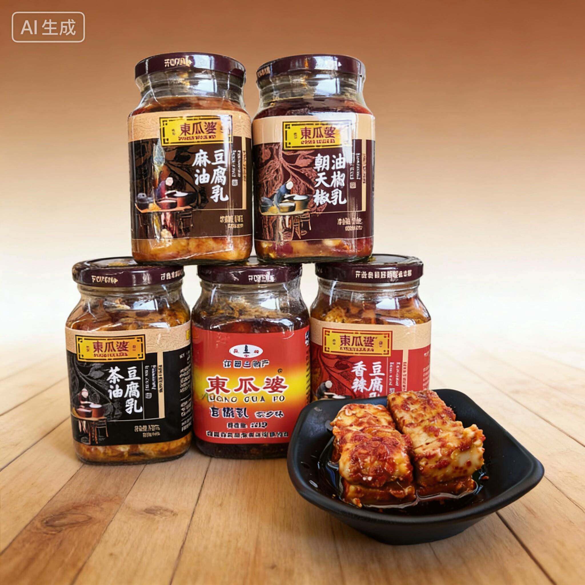 新货江西南昌特产冬瓜婆东瓜婆豆腐乳茶油豆腐乳香辣豆腐乳家乡味