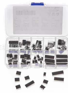 厂家直销85Pcs 10 Types Integrated Circuit Chip IC Chips Asso