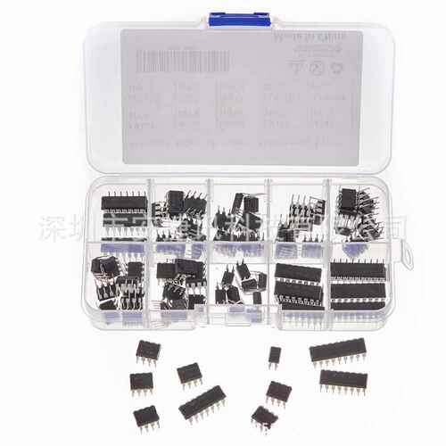 厂家直销85Pcs 10 Types Integrated Circuit Chip IC Chips Asso
