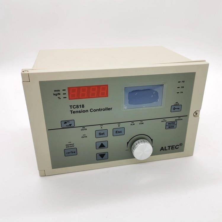 全自动张力控制器ALTEC TC818自动刹车卷径张力控制磁粉控制器