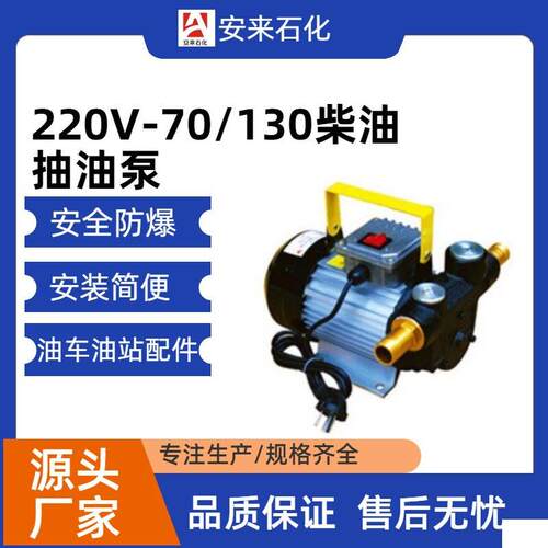 12V24V220V直流抽油泵机油泵电动抽油泵柴油泵加油机电动油泵