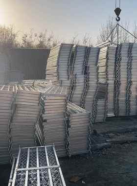 厂板家镀锌钢跳铆钉版边板冲孔板方沟管规板格多种SNC脚手架踏板