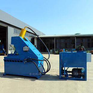 废铁圆钢剪切机 车架子管材铝合金剪切机 自动进料金属切断机