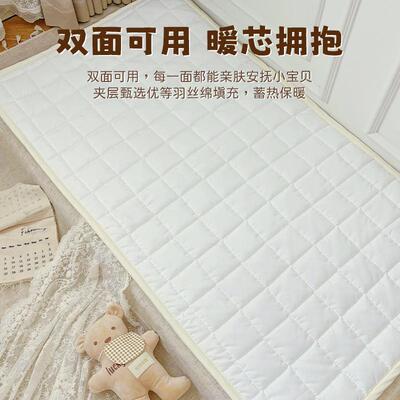 婴儿床单纯a类新婴棉儿床垫褥子生冬季厚拼接床加床单NWR儿童