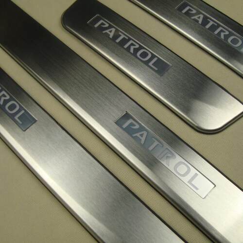适用于10-21途乐patrol Y62不锈钢带灯门槛条迎宾踏板