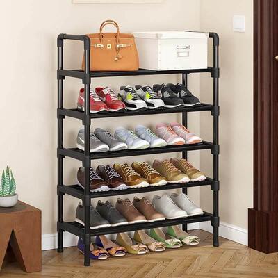Shoe Rack Aluminum Metal Standing Shoe Rack DIY Shoes Shelf