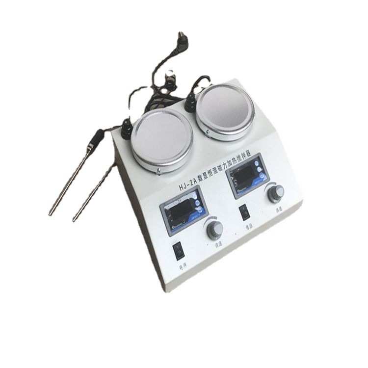 hj搅拌器双联控温2a-加热数显双头磁力加热磁力搅拌器