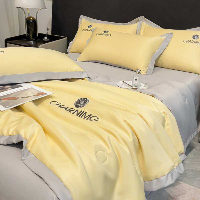 套件床件套水洗被笠四空调丝被礼品天四人床单件套丝夏夏季单双冰,床上用品,床品套件/四件套/多件套,淘宝优惠券,粉丝福利购,淘宝优惠卷