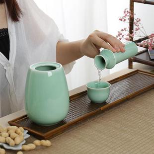 烫酒壶陶瓷酒具套装 中式 温酒壶家用加热暖酒壶黄酒温酒器白酒酒杯